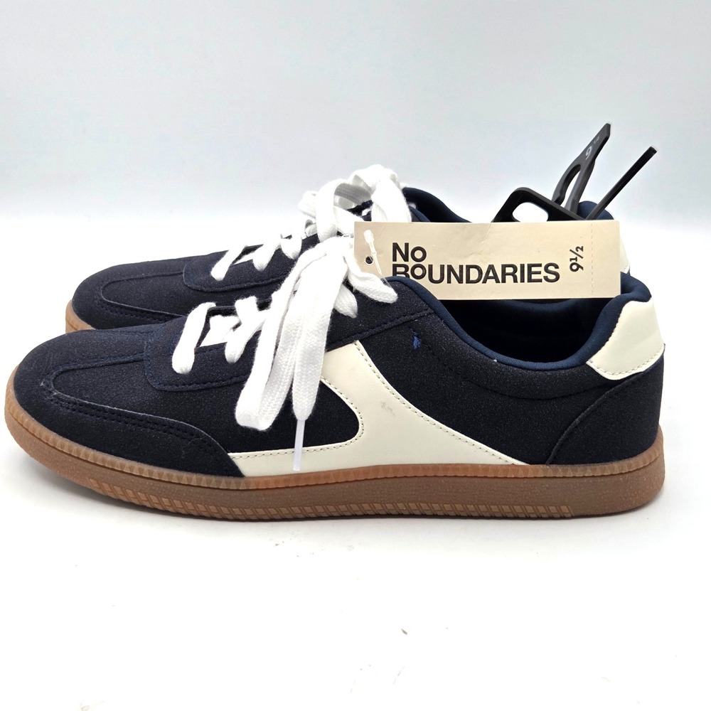 BRAND NEW No Boundaries Women's Navy Blue Lace-Up Sporty Sneakers Size 9.5